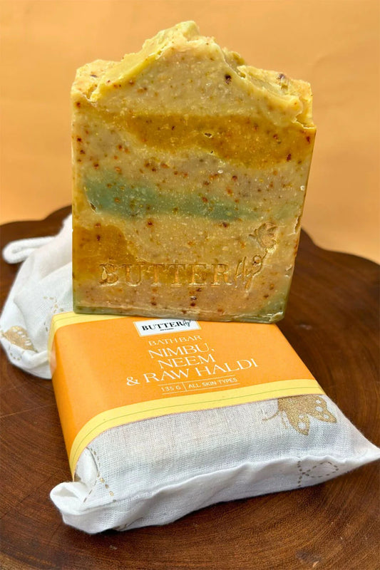 Nimbu, Neem & Raw Haldi Bath Bar